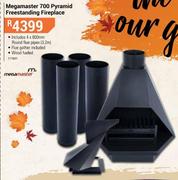 Megamaster 700 Pyramid Freestanding Fireplace