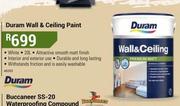 Duram Wall & Ceiling Paint White-20Ltr