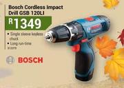 Bosch Cordless Impact Drill GSB 120Li
