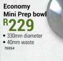 Kwikot Economy Mini Prep Bowl