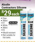 Alcolin Contractors Silicone-260ml Each