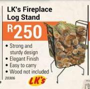LK's Fireplace Log Stand 