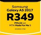 Samsung Galaxy A5 2017 LTE-On MTN Made For Me S