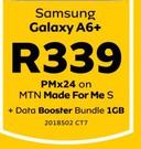 Samsung Galaxy A6+ LTE-On MTN Made For Me S Free Samsung 64GB SD Card