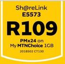 MTN Sharelink E5573 LTE-On My MTNChoice 1GB