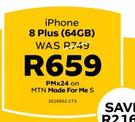 Apple iPhone 8 Plus 64GB-On MTN Made For Me S