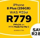 Apple iPhone 8 Plus 256GB-On MTN Made For Me S