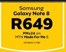 Samsung Galaxy Note 8 LTE-On MTN Made For Me S