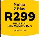 Nokia 7 Plus LTE-On MTN Made For Me S