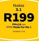 Nokia 6.1 LTE-On MTN Made For Me S