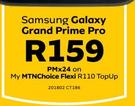 Samsung Galaxy Grand Prime Pro LTE-On My MTNChoie Flexi R110 Topup