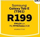 Samsung Galaxy 9.6" Tab E T561 3G-On MY MTNChoice 2GB
