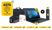 HP 15 Intel i3 LTE-On My MTNChoice 3GB + Free Office 365+ Wireless Mouse+ Free Bag+Fastlink IK40