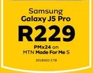 Samsung Galaxy J5 Pro LTE-On MTN Made For Me S