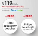 Vodacom Smart Tab 3G + One Month Free Deezer Suscription-On An Initial 2GB Data Price Plan