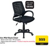 Arc Mid Back Chair-Each