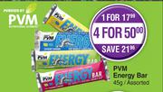 PVM Energy Bar Assorted-For 4 x 45g