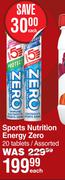 High 5 Sports Nutrition Energy Zero Assorted-20 Tablets Each