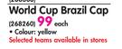 World Cup Brazil cap-Each