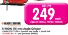 Black & Decker 900W 115MM Angle Grinder KG915-QS