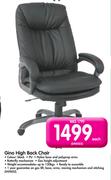Gino High Back Chair Each