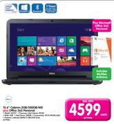 Dell 15.6" Celeron 2GB/500GB/W8 Plus Office 365 Personal-N3537