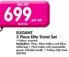 Elegant 3 Piece Elite Travel Set-Per Set