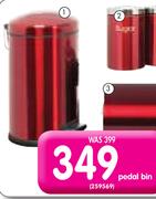 Home 30L Stainless Steel Pedal Bin