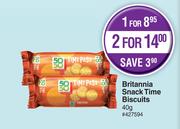 Britannia Snack Time Biscuits-For 1 x 40g