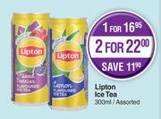 Lipton Ice Tea Assorted-For 2 x 300ml 