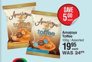 Amajoya Toffee Assorted-100g Each