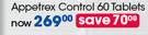 GNC Appetrex Control Tablets-60's Per Pack