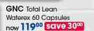 GNC Total Lean Waterex Capsules-60's Per Pack