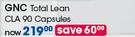 GNC Total Lean CLA Capsules-90's Per Pack