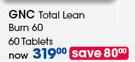 GNC Total Lean Burn 60 Tablets-60's Per Pack