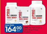 GNC Pro Performance 100% Whey Protein Products-Each