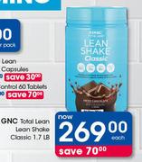 GNC Total Lean Shake Classic 1.7 LB-Each