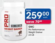 GNC Pro Performance Weight Gainer 2.5 LB-Each