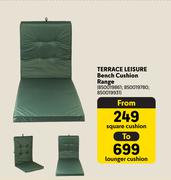 Terrace Leisure Bench Cushion Range (Square Cushion)