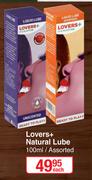 Lovers+ Natural Lube Assorted-100ml Each