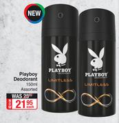 Playboy Deodorant Assorted-150ml Each