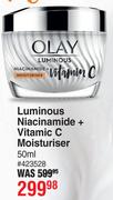 Olay Luminous Niacinamide+ Vitamin C Moisturiser-50ml