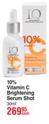 IQ 10% Vitamin C Brightening Serum Shot-30ml Each