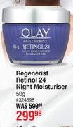 Olay Regenerist Retinol 24 Night Moisturiser-50g