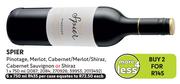 Spier Pinotage, Merlot, Cabernet/Merlot/Shiraz/ Cabernet Sauvignon Or Shiraz-For 2 x 750ml