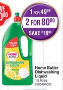 Home Blaster Dishwashing Liquid-For 1 x 1.5Ltr