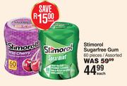 Stimorol Sugarfree Gum Assorted-60 Piece Each