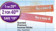 Scented Premium Incense Sticks Assorted-For 1 x 20g