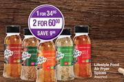Lifestyle Food Air Fryer Spices Assorted-For 1