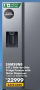 Samsung 617Ltr Side-By-Side Fridge Freezer With Water Dispenser 850015142